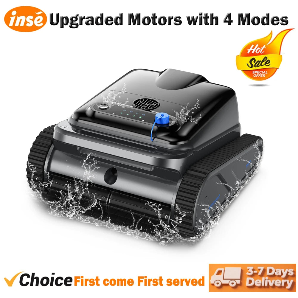 Auto Swimming Pool Cleaner - Self-Parking for Above Ground Pools