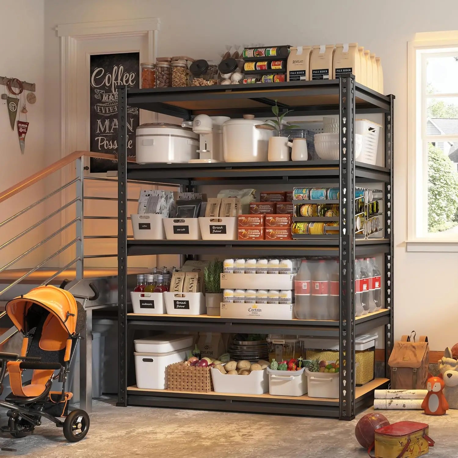 2500 lbs. Adjustable Heavy Duty Garage Shelving