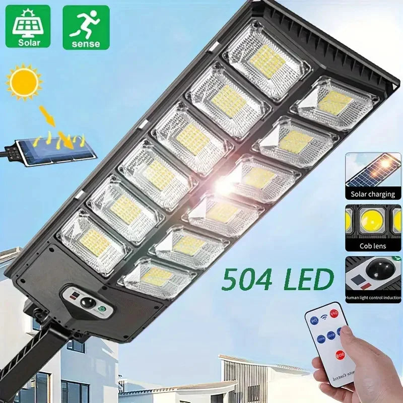 Ultra-Bright Solar Light Motion Sensor with Remote