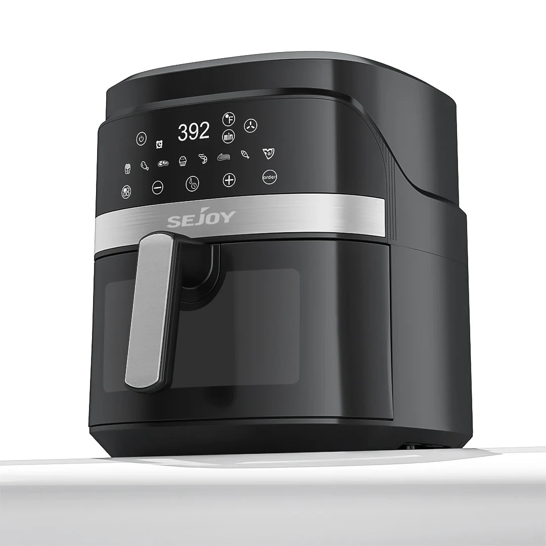 8-in-1 6 Qt, Premium Ceramic Air Fryer with Precise Heating - Roast, Bake, Broil