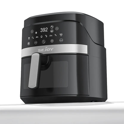 8-in-1 6 Qt, Premium Ceramic Air Fryer with Precise Heating - Roast, Bake, Broil