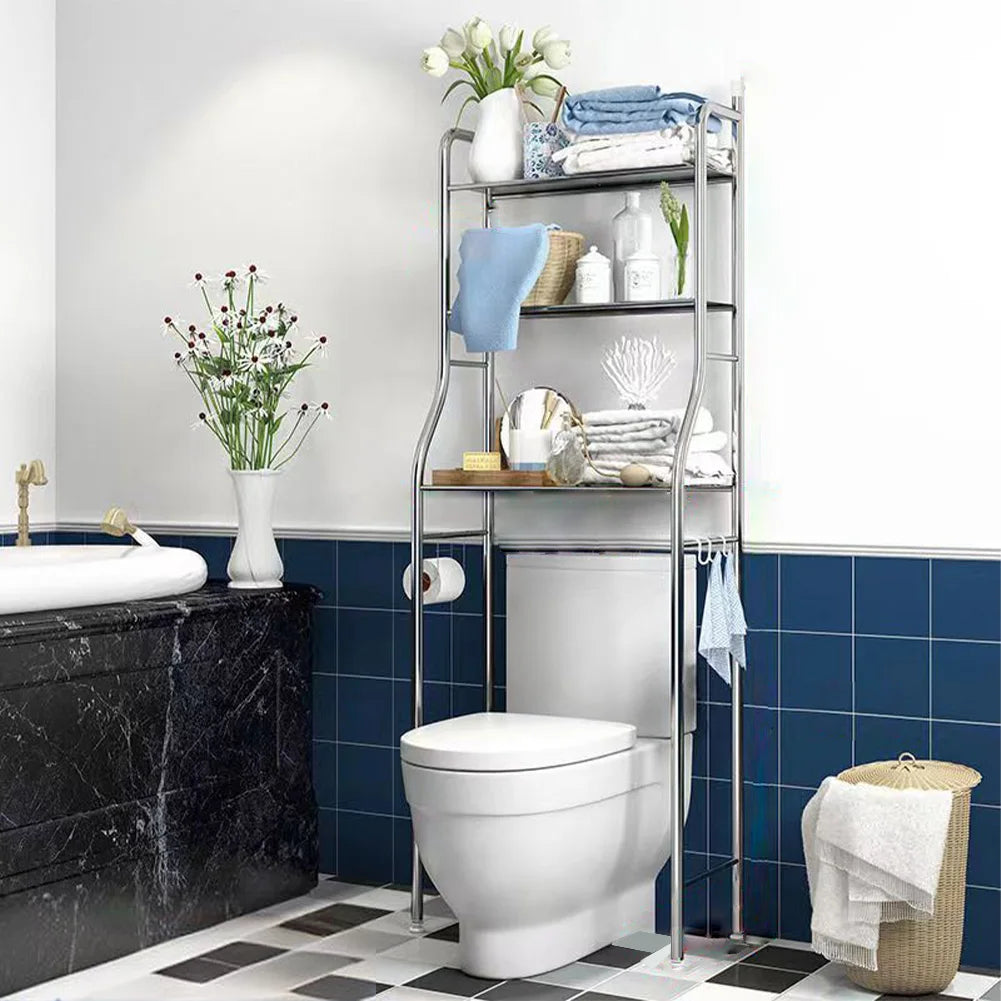 Over the Toilet Freestanding Shelf Rack