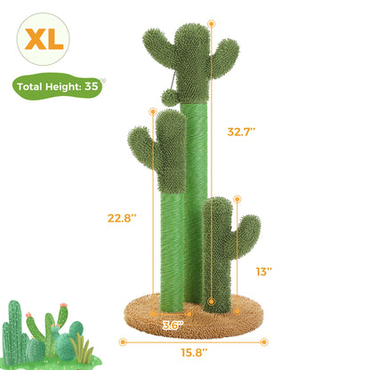 Cactus Cat Tree with Large Condo