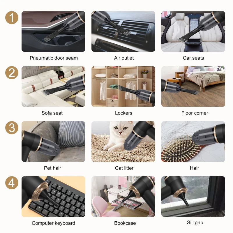 High Power Portable Car Blower & Vacuum