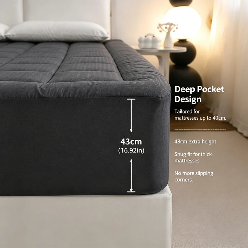 Mattress Topper - Multi-Sizes &amp; Colors