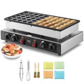 Non-stick Pancake & Waffle Maker - Dual Temp & Time Control