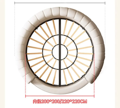 Luxury Round Italian Wedding Bed
