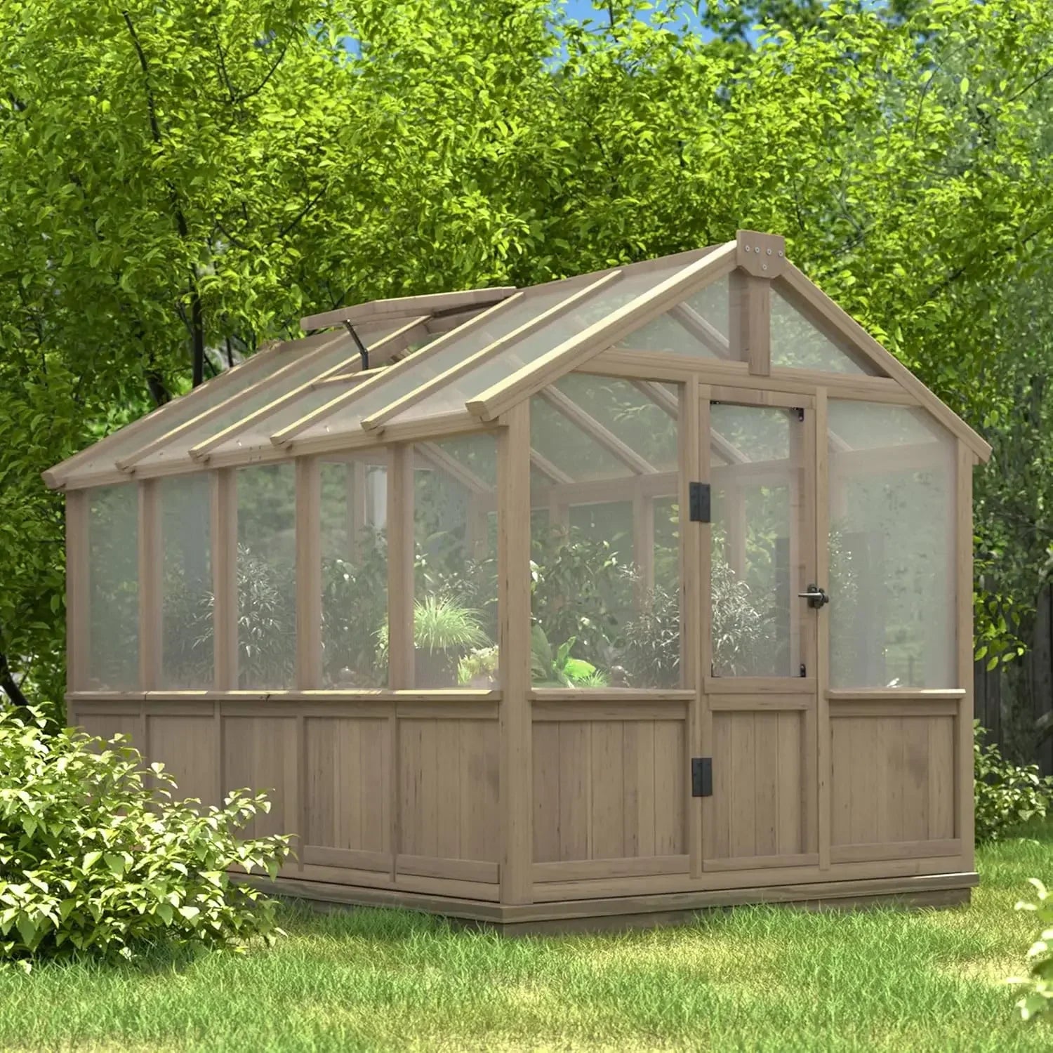 6' x 10' Walk-in Greenhouse with Lockable Door
