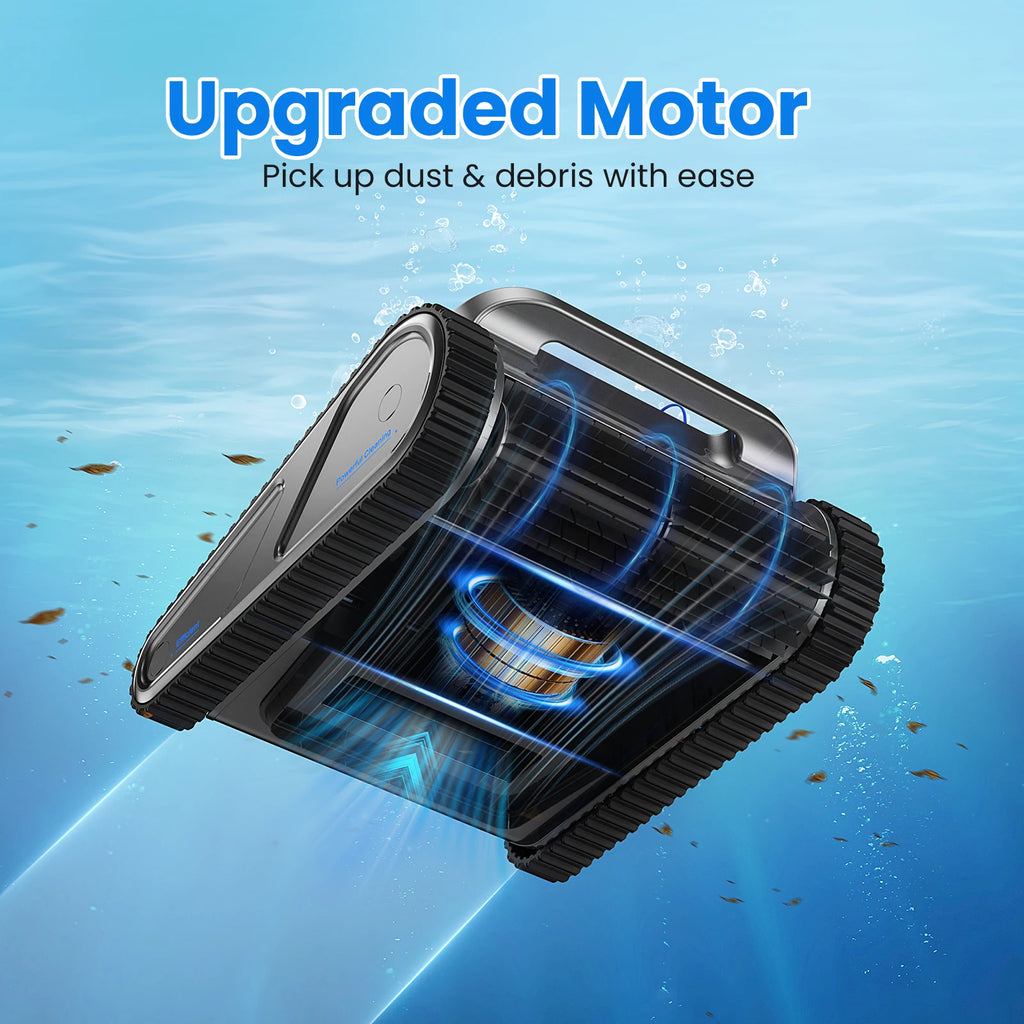 Auto Swimming Pool Cleaner - Self-Parking for Above Ground Pools