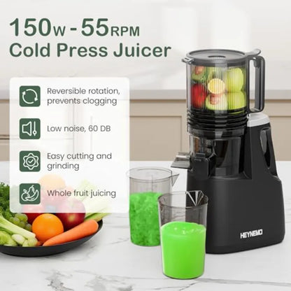 Cold Press Juicer for Whole Vegetables &amp; Fruits
