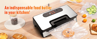 Vacuum Food Sealer Machine with 10 Vacuum Bags