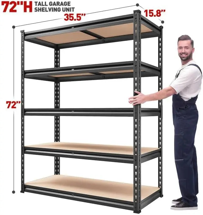2500 lbs. Adjustable Heavy Duty Garage Shelving