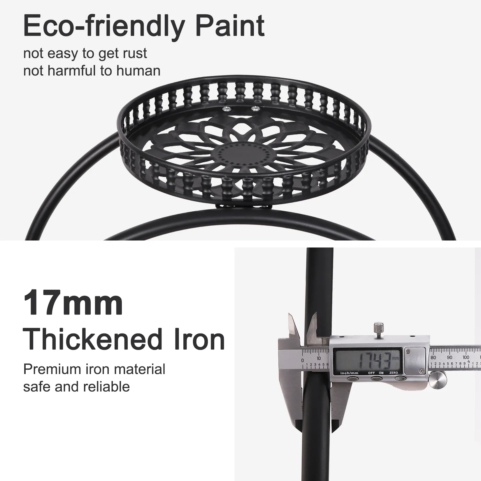 4-Layer 6-Pot Flower Holder Plant Stand on wheels