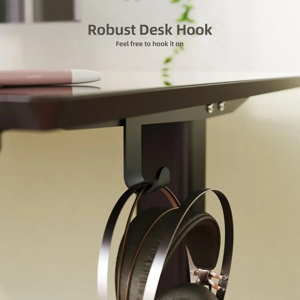 40" x 24" Black Adjustable Standing Desk
