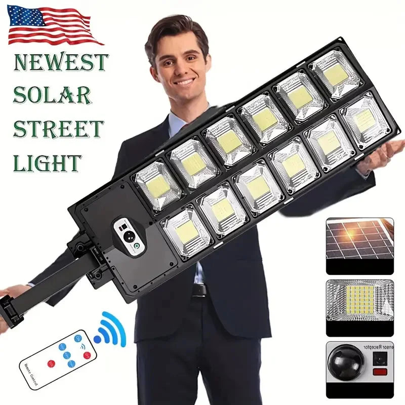 Ultra-Bright Solar Light Motion Sensor with Remote