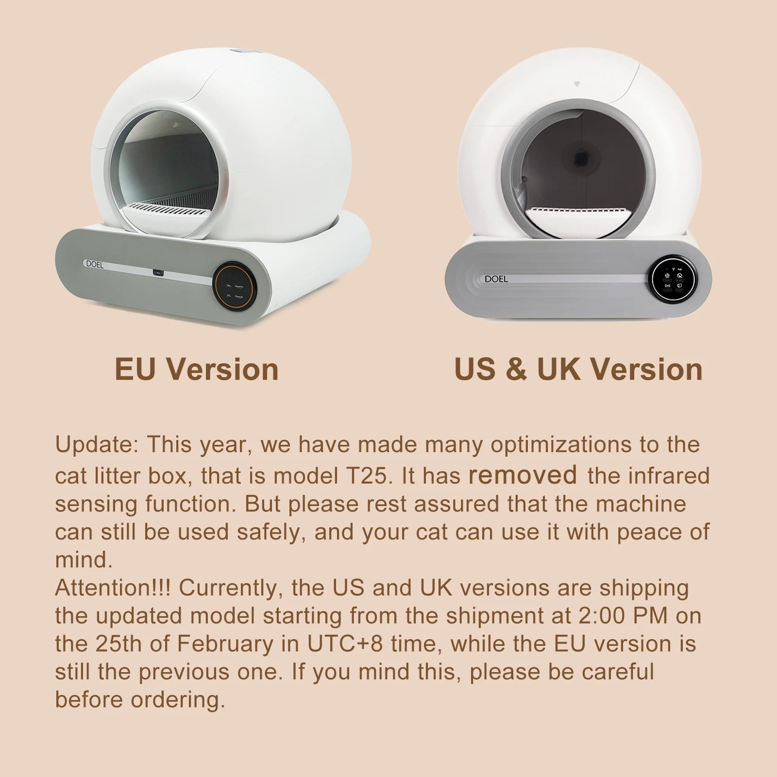 Self Cleaning Automatic Cat Litter Box with Trash Bag