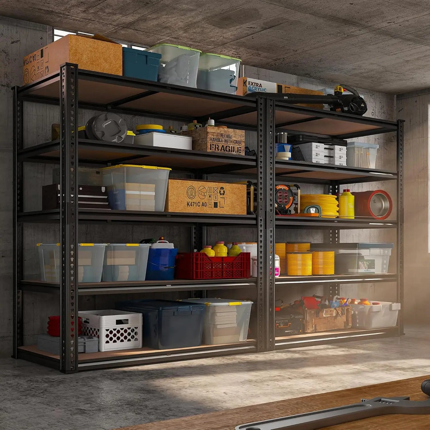 2500 lbs. Adjustable Heavy Duty Garage Shelving