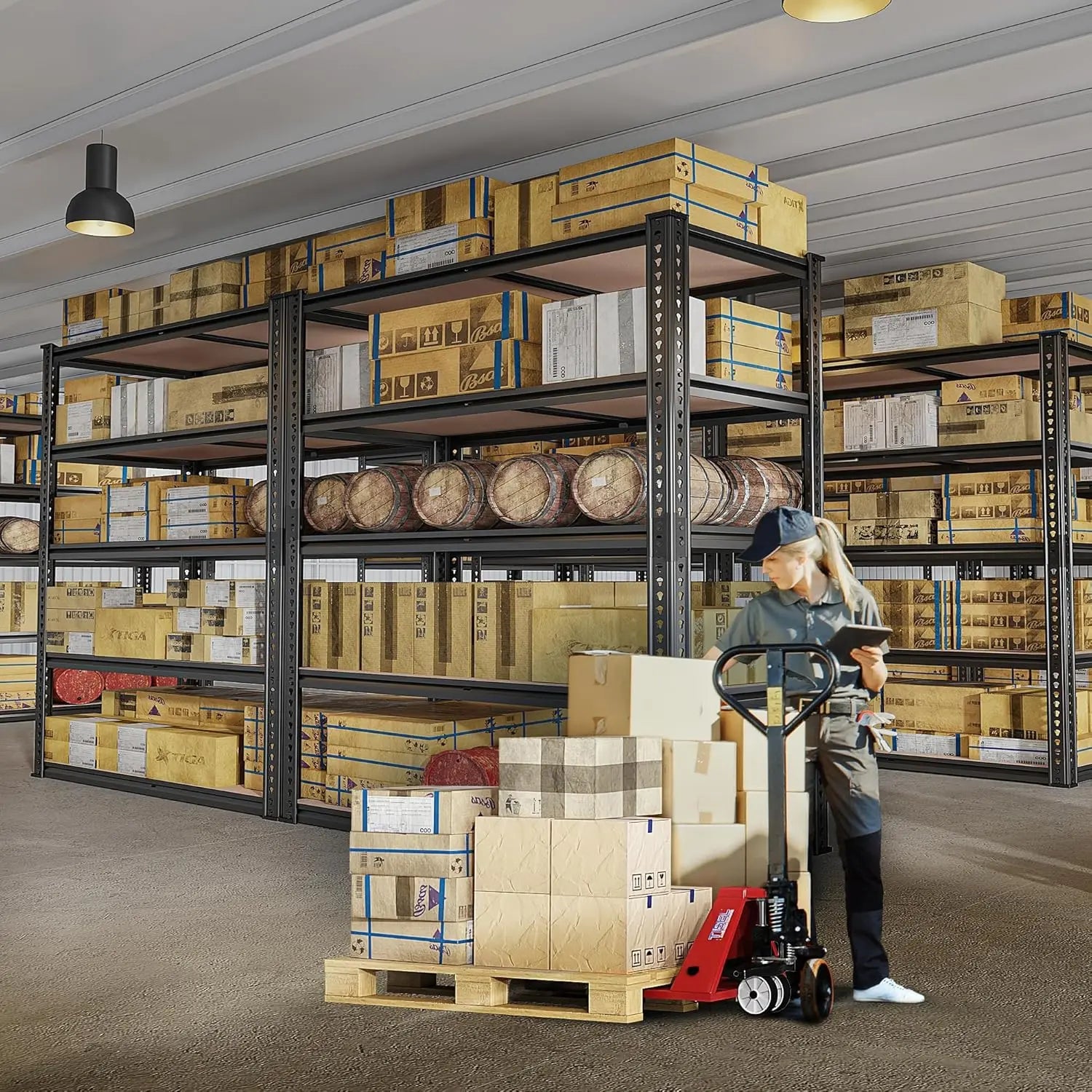 2500 lbs. Adjustable Heavy Duty Garage Shelving