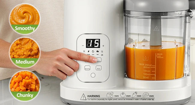 4 in 1 Baby Food Maker - Auto Steam, Blend, Puree &amp; Self-Clean - BPA-Free
