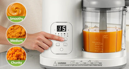 4 in 1 Baby Food Maker - Auto Steam, Blend, Puree &amp; Self-Clean - BPA-Free