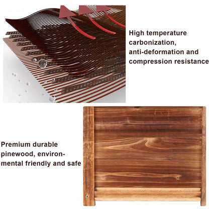 Raised Wooden Indoor/Outdoor Flower/Vegetable/Herb Container