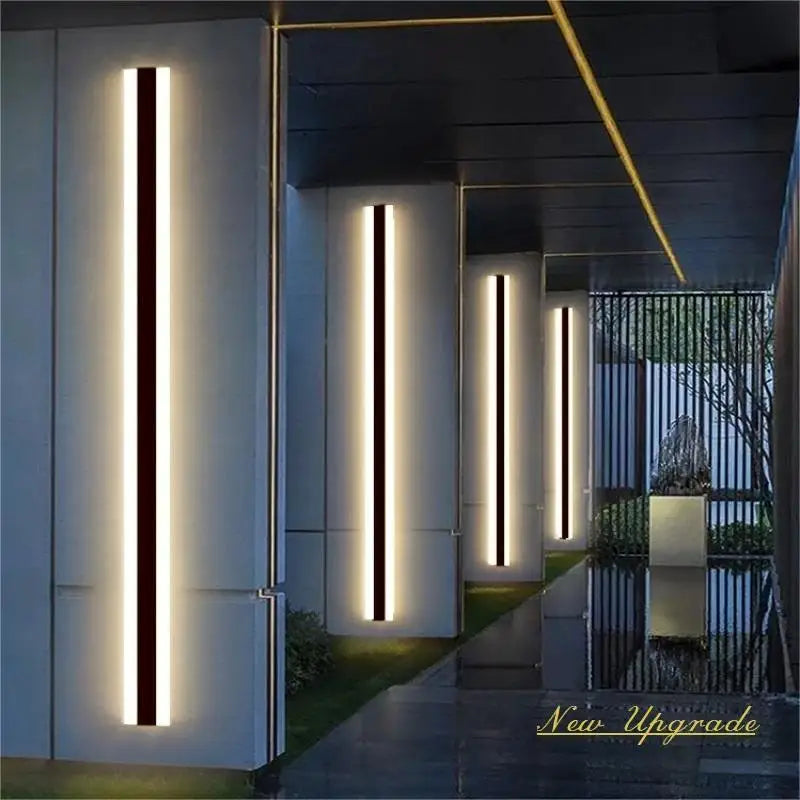 LED Waterproof Tall Outdoor Wall Lamps