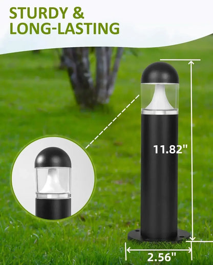 8 Pack Low Voltage Wired 12V LED Landscape Pathway Lights