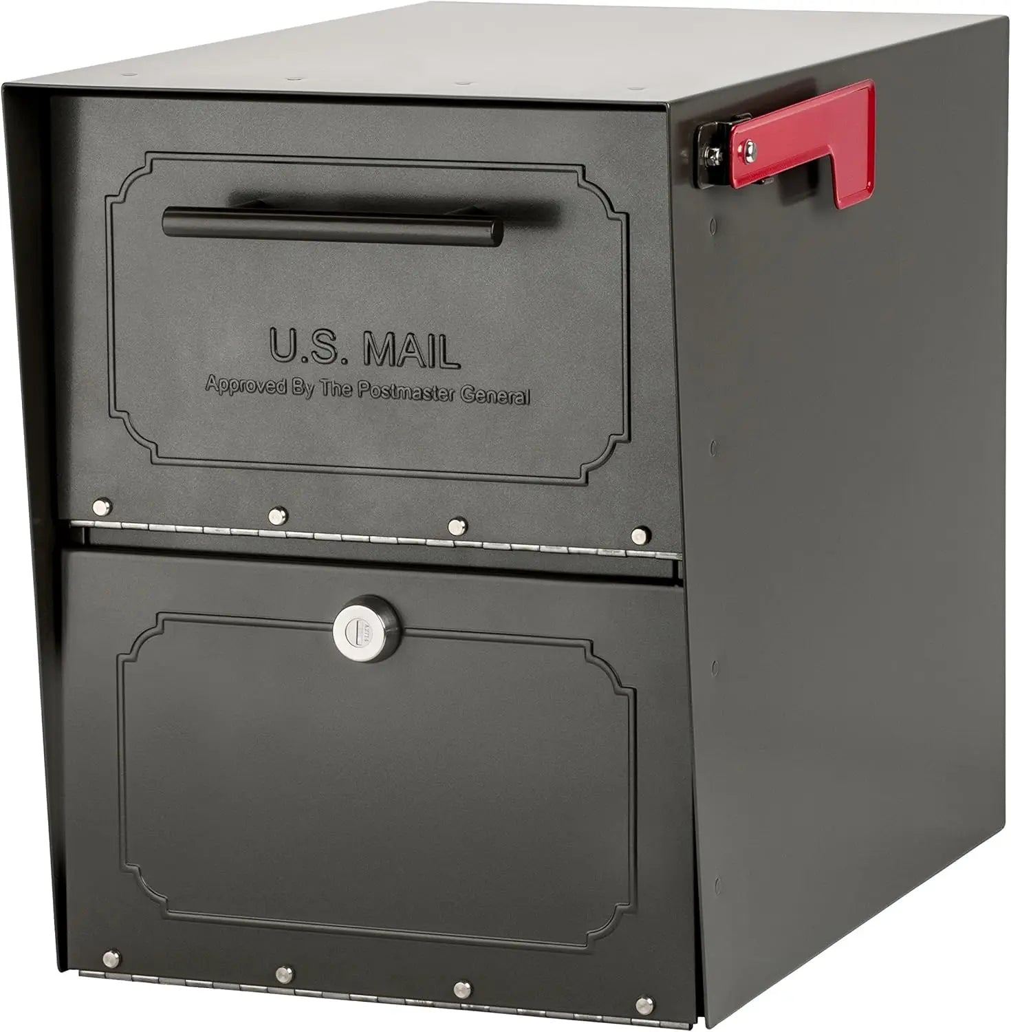 Classic Locking Post Mount Mailbox