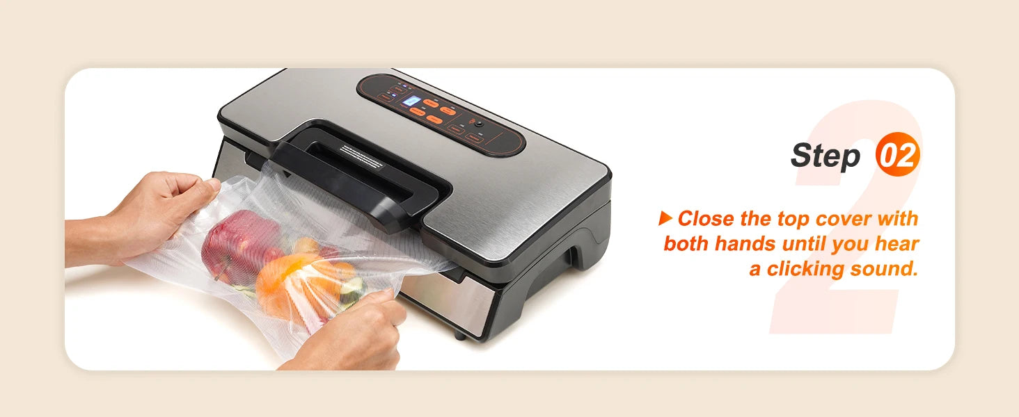 Vacuum Food Sealer Machine with 10 Vacuum Bags
