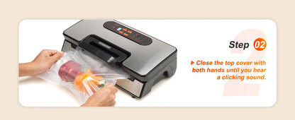 Vacuum Food Sealer Machine with 10 Vacuum Bags