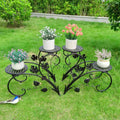 2-Piece Plant Flower Pot Stand