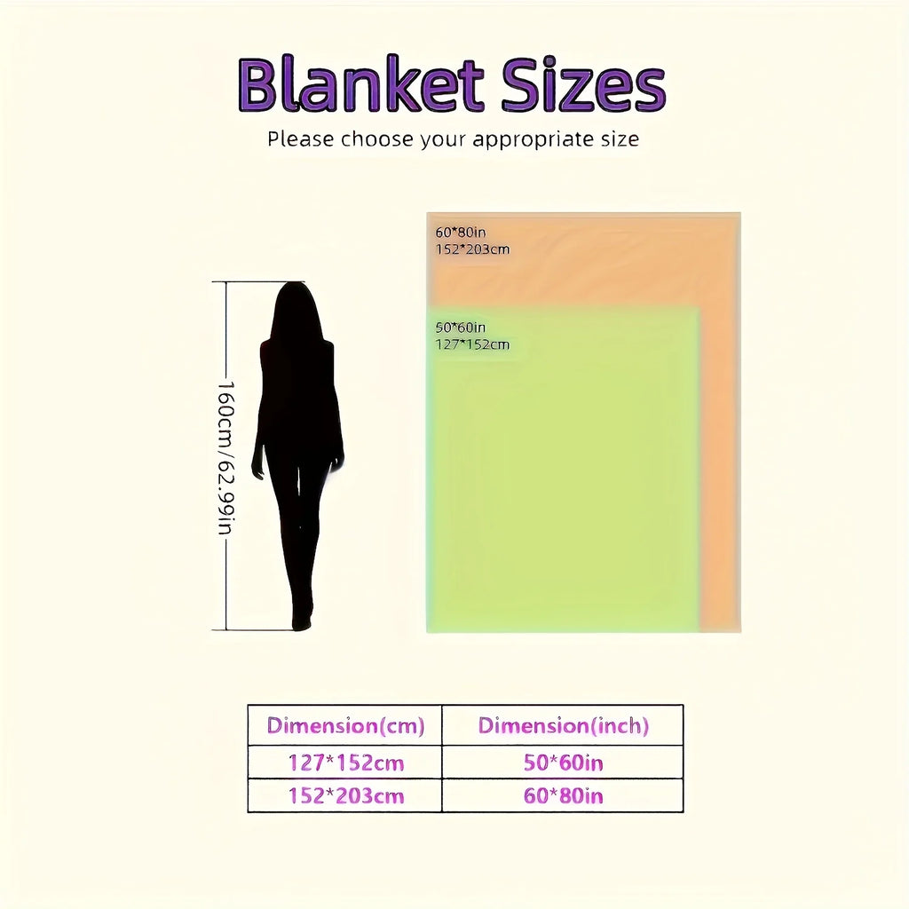 Microfiber Plush Warm Blanket/Throw
