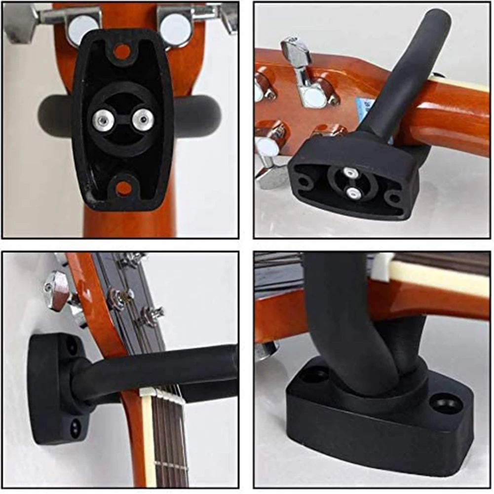 Wall Mount Guitar Hanger  for Electric & Acoustic Guitar