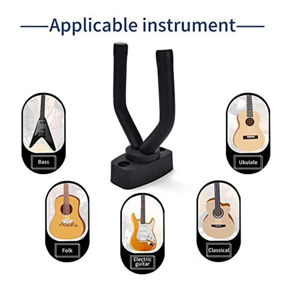 Wall Mount Guitar Hanger  for Electric & Acoustic Guitar