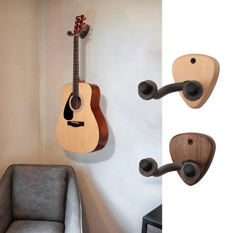 Wood Guitar Wall Mount