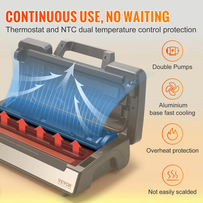 Vacuum Food Sealer with 10 Vacuum Bags
