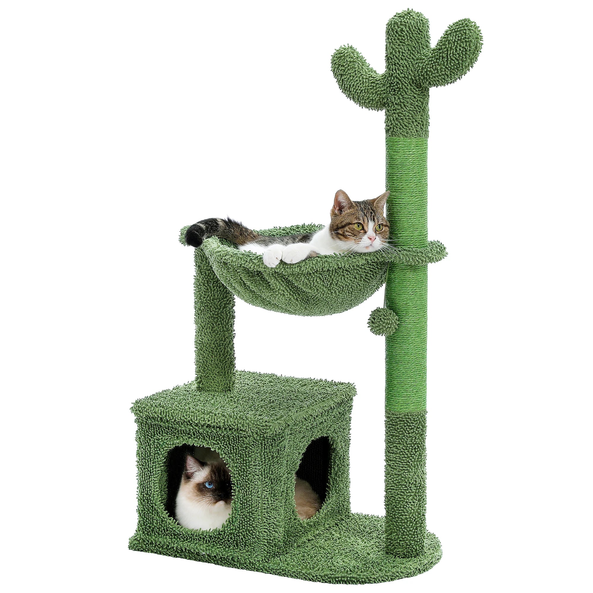 Cactus Cat Tree with Large Condo
