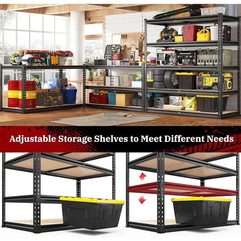 2500 lbs. Adjustable Heavy Duty Garage Shelving