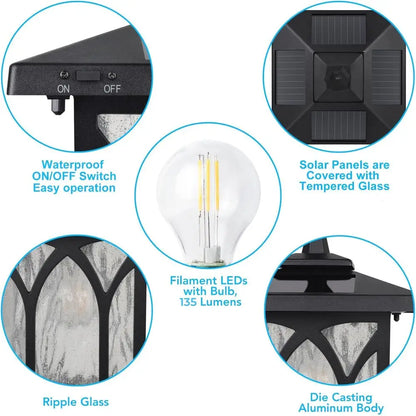 Solar LED Post Lamp