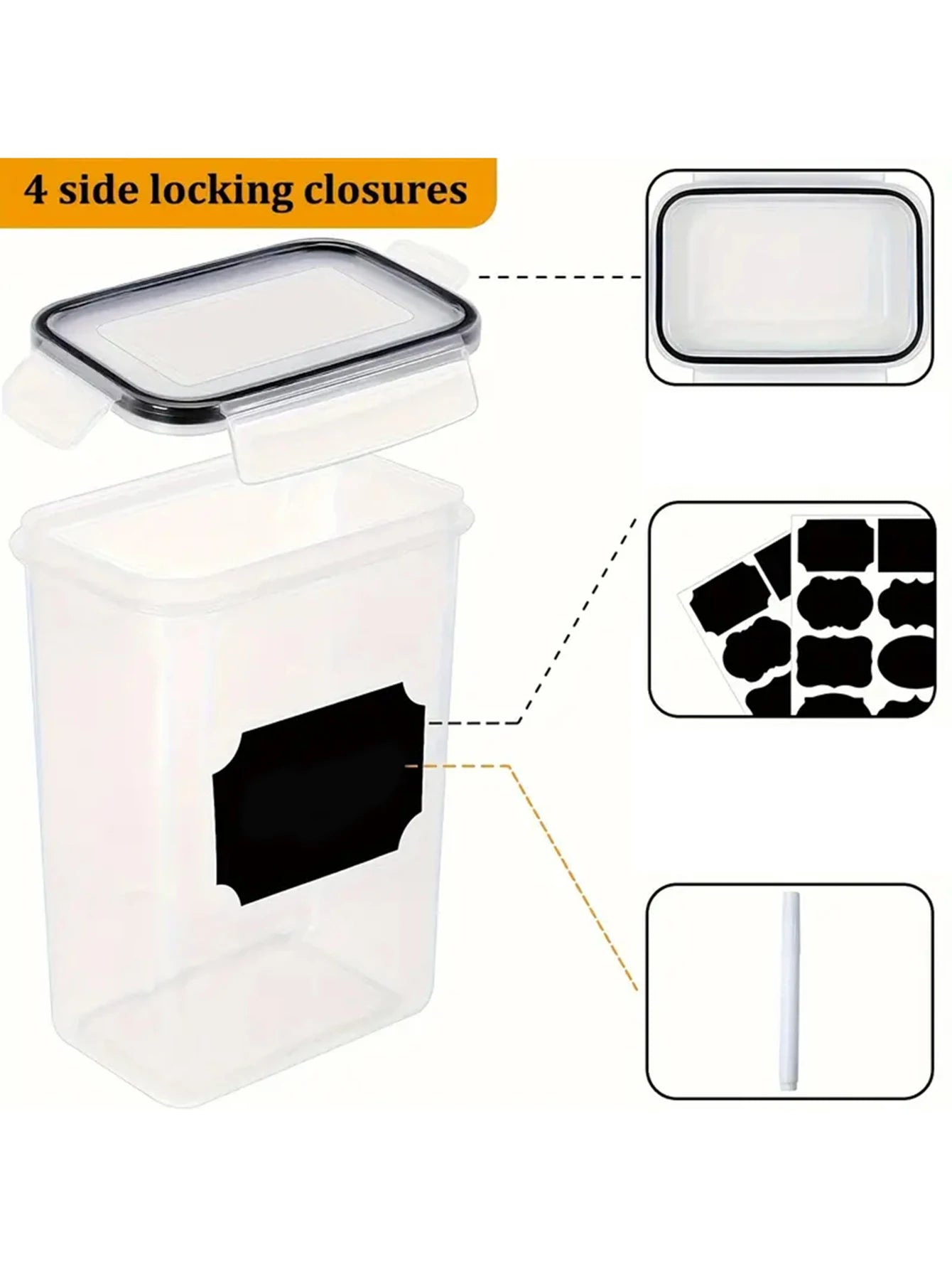 24-Piece Airtight Food Storage Containers - Dishwasher Safe