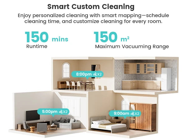 Robot Vacuum and Mop - Multi-Surface
