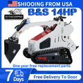Electric Start Skid Steer Loader Crawler with 14HP Hydraulic System