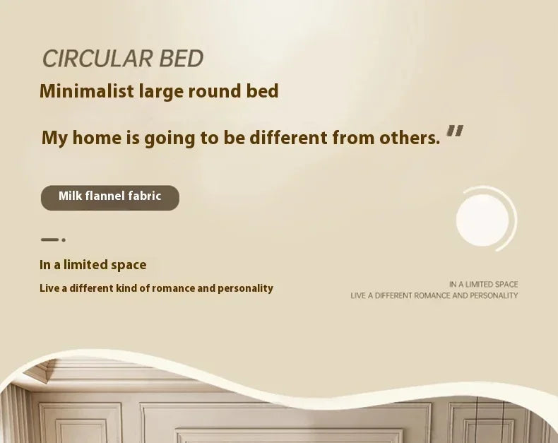Luxury Round Italian Wedding Bed