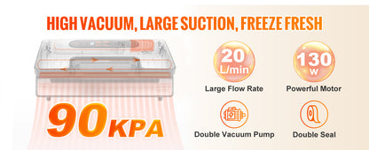 Vacuum Food Sealer Machine with 10 Vacuum Bags