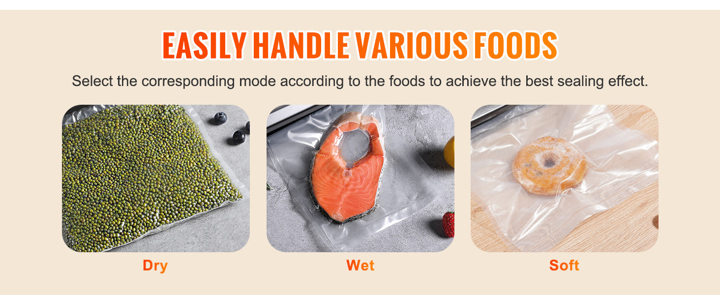 Vacuum Food Sealer Machine with 10 Vacuum Bags